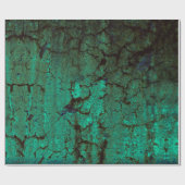 Antiek Neon Green Grunge Texture Cadeaupapier (Vlak)