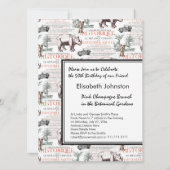 Antiek neushoorn Rhino Abrecht Durer stijl Kaart (Achterkant)