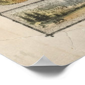 Antiek New York, Central Park Map,  Poster (Hoek)