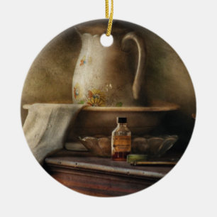 Antiek - Nostalgie - de waterpitcher Keramisch Ornament