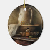 Antiek - Nostalgie - de waterpitcher Keramisch Ornament (Links)