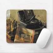  Antiek nostalgische artikelen uit het verleden Muismat (Met muis)