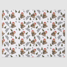 Antiek Noten Kerst Inpakpapier