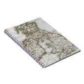 Antiek Notitieboek bruine kaart (Rechterzijde)