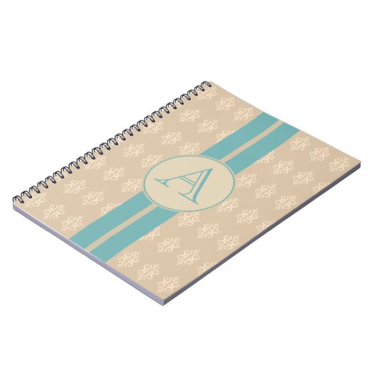 Antiek Notitieboek van Monogrammed Lace (Linkerzijde)