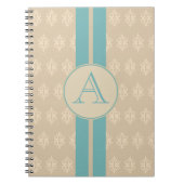 Antiek Notitieboek van Monogrammed Lace (Voorkant)