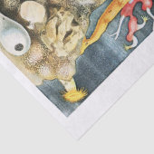 Antiek oceaankoralen tissuepapier (Detail)