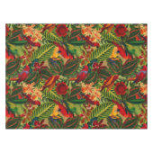 Antiek Oerwoud Tropische Parrots Tafelkleed (Voorkant (Horizontaal))