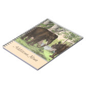 Antiek olifant Rijn in Oerwoud Notitieboek afdrukk (Linkerzijde)