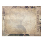 antiek olijfboom - abstracte epheera notitieblok (Voorkant)