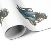 Antiek omlooppapier voor auto's cadeaupapier (Rol Hoek)