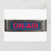 Antiek on-air-signalisatie of on-the-air-uitzendin briefkaart (Voorkant)