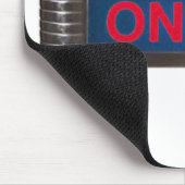 Antiek on-air-signalisatie of on-the-air-uitzendin muismat (Hoek)