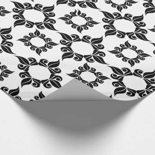 antiek ondoorzichtig verpakkingspapier cadeaupapier (Hoek)