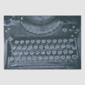  Antiek - ongelijkgrijze schrijfmachine - lospagin Tissuepapier (Voorkant)