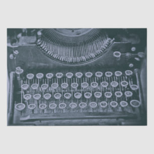 Antiek - ongelijkgrijze schrijfmachine - lospagin Tissuepapier