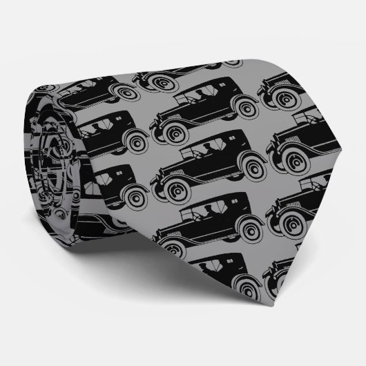 Antiek ontwerp Stropdas auto (Opgerold)