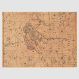 Antiek ontwerp van de Galaxy Kaart Reeks 1 Tissuepapier