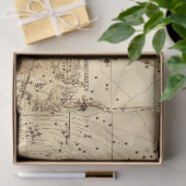 Antiek ontwerp van de Galaxy Map 7 Tissuepapier (Geschenk)