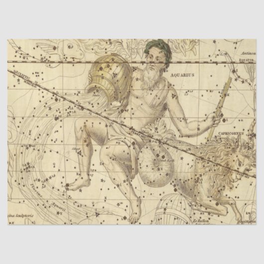 Antiek ontwerp van de Galaxy Map 7 Tissuepapier (Voorkant)