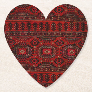 Antiek ontwerp van een Oriental Kartonnen Onderzetters