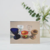 antiek Oogwas met oud flesje Briefkaart (Staand voorkant)