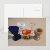 antiek Oogwas met oud flesje Briefkaart (Voorkant / Achterkant)