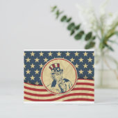 antiek oom sam briefkaart (Staand voorkant)