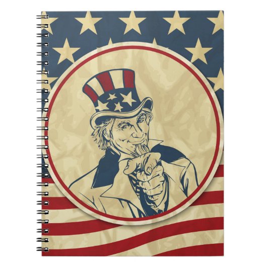 antiek oom sam notitieboek (Voorkant)