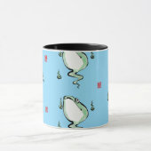 Antiek Oorsprong Verhaal Grumpy Frog Japanese Toad Mok (Midden)