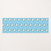 Antiek Oorsprong Verhaal Grumpy Frog Japanese Toad Yogamat (Achterkant (horizontaal))