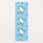 Antiek Oorsprong Verhaal Grumpy Frog Japanese Toad Yogamat (Voorkant)