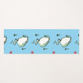 Antiek Oorsprong Verhaal Grumpy Frog Japanese Toad Yogamat (Voorkant (horizontaal))