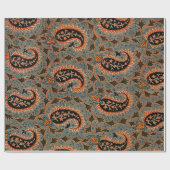 Antiek oost-Turks Perzisch Paisleytapijt Cadeaupapier (Vlak)