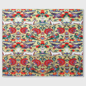 Antiek oost Turks Perzisch Patroon, Dieren Cadeaupapier (Vlak)