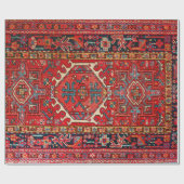 Antiek oost-Turks Perzisch tapijt Cadeaupapier (Vlak)