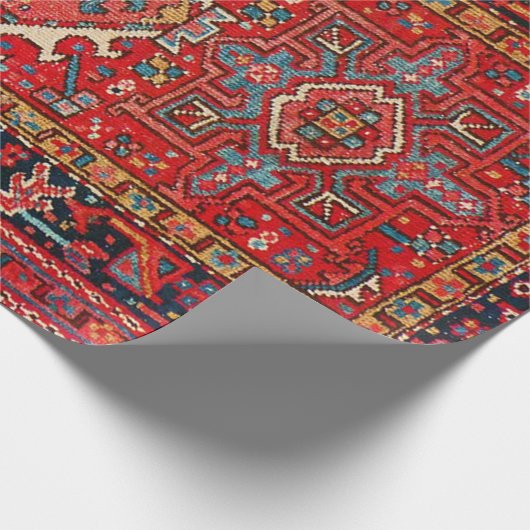 Antiek oost-Turks Perzisch tapijt Cadeaupapier (Hoek)