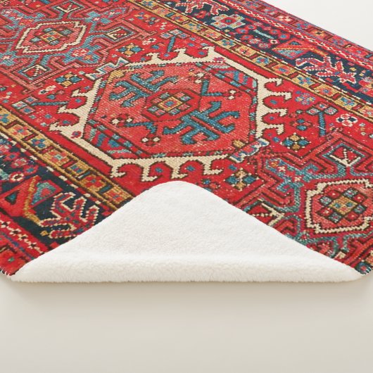 Antiek oost-Turks Perzisch tapijt Sherpa Deken (3/4)