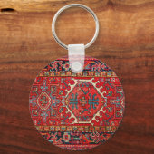 Antiek oost-Turks Perzisch tapijt Sleutelhanger (Voorkant)