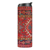 Antiek oost-Turks Perzisch tapijt Thermosbeker (Gedraaid links)