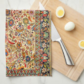 Antiek oost-Turkse tapijttextiel Theedoek (Quarter Fold)