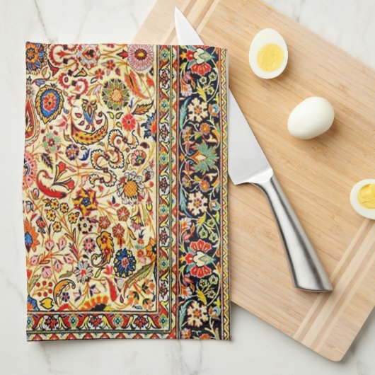 Antiek oost-Turkse tapijttextiel Theedoek (Quarter Fold)