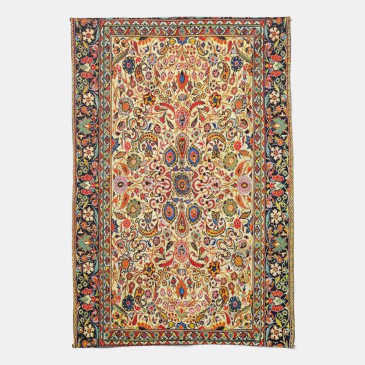 Antiek oost-Turkse tapijttextiel Theedoek (Verticaal)