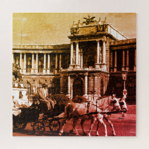 Antiek Oostenrijk Wenen Hofburgpaleis Legpuzzel