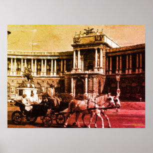Antiek Oostenrijk Wenen Hofburgpaleis Poster