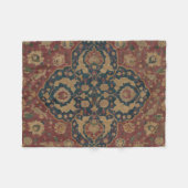 Antiek oosterachtig Perzisch Rode Patroon Fleece Deken (Voorkant (Horizontaal))