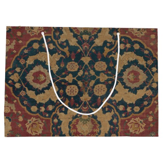  Antiek oosterachtig Perzisch Rode Patroon Groot Cadeauzakje (Achterkant)