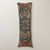 Antiek oosterachtig Perzisch Rode Patroon Lichaamskussen (Voorkant Verticaal)