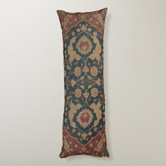  Antiek oosterachtig Perzisch Rode Patroon Lichaamskussen (Achterkant (Verticaal))