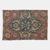  Antiek oosterachtig Perzisch Rode Patroon Theedoek (Horizontaal)